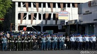 Apel Operasi Lilin 2018 dihadiri oleh ribuan personel gabungan Polda Metro Jaya dan Polri.