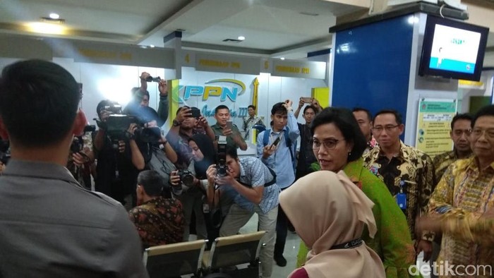 Sri Mulyani Sidak Kantor Perbendaharaan Negara Jelang Akhir Tahun