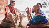 Disney baru saja merilis foto perdana dibalik layar film Aladdin yang akan tayang pada 2019 nanti.  Foto: Dok. Disney
