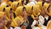 Sekitar 1.300 anak yatim juga hadir dalam perayaan HUT ke-12 Hanura.