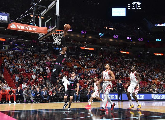 Houston Rockets tumbang di kandang Miami Heat dalam lanjutan NBA. (Foto: Steve Mitchell-USA TODAY Sports) Houston Rockets tumbang di kandang Miami Heat dalam lanjutan NBA. (Foto: Steve Mitchell-USA TODAY Sports)