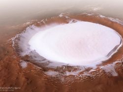 Indahnya Kawah Mars yang Bikin Elon Musk Terkesima