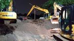 Potret Jalan Gubeng Saat Ambles dan Usai Diaspal