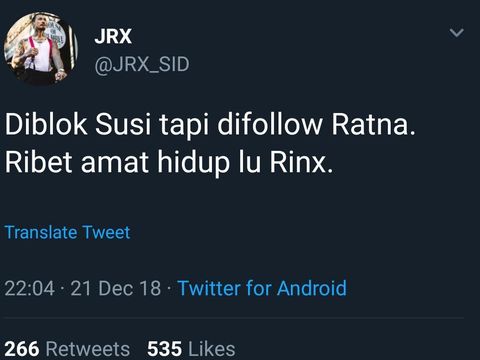 Sebut Akunnya Diblok, Jerinx 'SID' Akhirnya Dicolek Menteri Susi