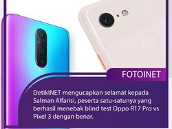 Hasil Blind Test Oppo R17 Pro vs Pixel 3
