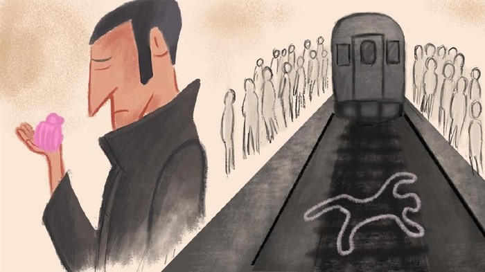 Jepit Rambut Merah Muda