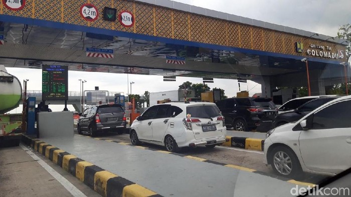 Tol Colomadu saat libur Nataru, (22/12/2018)