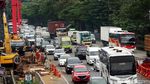 Tol Jakarta-Cikampek Macet, Begini Penampakannya