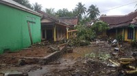 Tampak rumah-rumah yang mengalami kerusakan. (Bahtiar/detikcom)