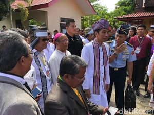 Jokowi Imbau Warga Tetap Tenang tapi Waspada Bencana Tsunami