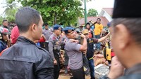Akhirnya, bocah itu berhasil diselamatkan.  (Foto: Dok. Mabes Polri)