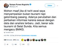 20 Orang Tewas dan 165 Terluka Akibat Tsunami di Banten 