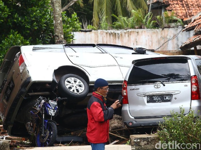 Foto dampak tsunami Selat Sunda. Foto: Grandyos Zafna Foto dampak tsunami Selat Sunda. Foto: Grandyos Zafna