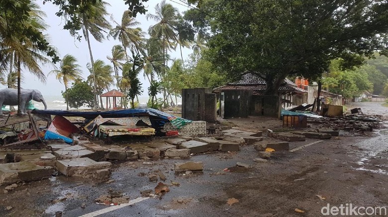 Tsunami Anyer Lampung Pemerintah Beri Bantuan Rp 1 M