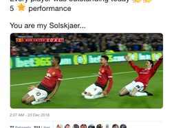 Meme-meme MU Langsung Menang Telak Bersama Solskjaer