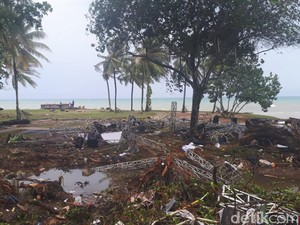 Ini Kerusakan di KEK Tanjung Lesung Akibat Tsunami Selat Sunda