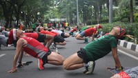 Tak hanya sehat, lari juga bisa dikemas jadi aktivitas yang menyenangkan. (Foto: Kireina/detikHealth) 