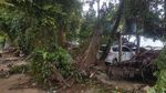 Dahsyatnya Dampak Tsunami Anyer: Rumah Roboh, Mobil Terseret