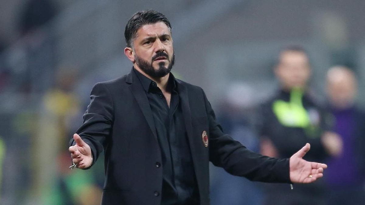 Pelatih AC Milan, Gennaro Gattuso. (Foto: Getty Images)