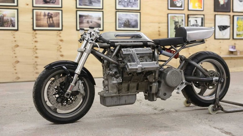 Mesin Maserati Dipakai Motor Modifikasi. Foto: Istimewa Mesin Maserati Dipakai Motor Modifikasi. Foto: Istimewa