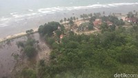 Lokasi yang terpantau di Carita, Pandeglang, Banteng yang terdampak tsunami (Foto: Ibnu Hariyanto/detikcom)