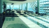 Desainnya tampak mirip dengan terminal 3 Bandara Soekarno-Hatta.