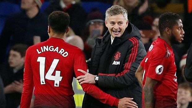 Ole Gunnar Solskjaer meraih kemenangan dalam laga perdana bersama Manchester United.