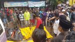 Bikin Pilu! Kantong Mayat Korban Tsunami Berderet di Puskesmas Carita