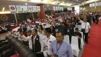 Ribuan buruh tampak antusias mengikuti acara rapat akbar tersebut demi kesejahteraan dan masa depannya. Foto: dok. KRPI