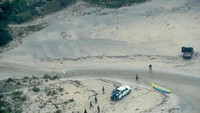 Beginilah kondisi pasca tsunami yang menghancurkan kawasan dipesisir sepanjang pantai Anyer, Tanjung lesung, Lampung dan sekitarnya. Foto: dok. Susi Air