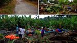 Foto: Tempat Wisata & Penginapan di Lampung Selatan Hancur Disapu Tsunami