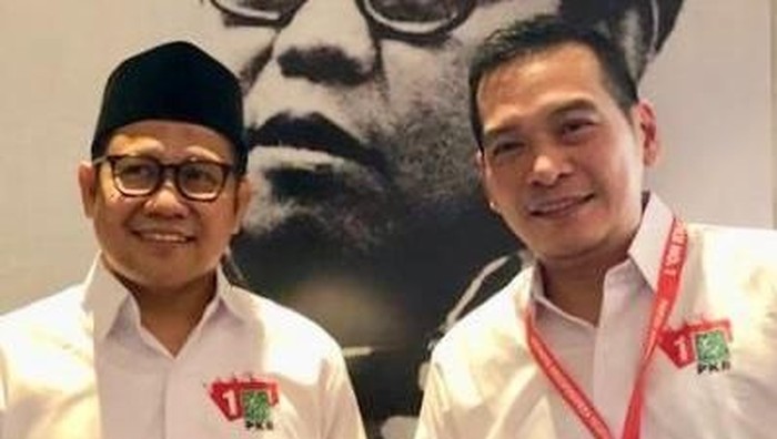 Ketum PKB Muhaimin Iskandar dan Wasekjen PKB Daniel Johan.