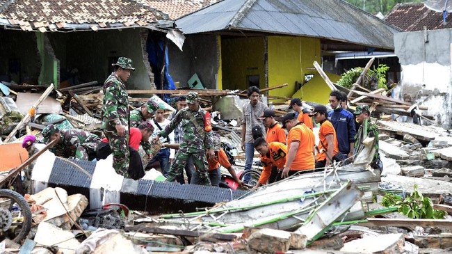 Pemerintah Kebut Penanganan Pasca Tsunami Anyer dan Lampung