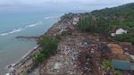Melihat Desa Pesisir di Lampung yang Porak Poranda Akibat Tsunami