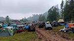 Serunya Saat Pemilik Land Rover Berkumpul di Kaki Gunung Gede