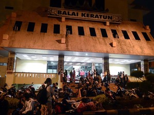 Pengungsi Korban Tsunami di Lampung Kekurangan Air Mineral