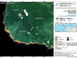 Citra Satelit Potensi Daerah Terdampak Tsunami Selat Sunda