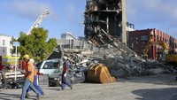 Gempa bumi melanda New Zealand pada Februari 2011 dengan kekuatan 6.3 magnitudo. Total kerugian di wilayah Christchurch mencapai US$ 40 miliar atau setara Rp 580 triliun. (kurs: Rp 14.500). Istimewa/Business Pundit.