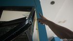 Pos PJR Carita Rusak Parah Diterjang Tsunami