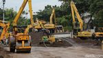 Potret Jalan Gubeng Saat Ambles dan Usai Diaspal