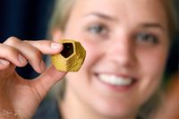 Keren! Dua Gadis Ini Buat Sajian dari Limbah Makanan Jadi Sajian 3D