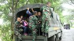 Momen TNI dan Warga Tanjung Lesung Lari karena Kabar Gelombang Tinggi