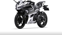 Sedangkan untuk metallic phantom silver, motor lebih terkesan maskulinnya dan cocok digunakan untuk mejeng di perkotaan. Ninja 250 mengusung warna dasar hitam yang dikombinasi warna silver di bagian bawah.Foto: Kawasaki