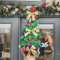 Peace, joy & good hair 🎄🎁🌟, begitu keterangan yang ditulis oleh wanita dengan nama akun Instagram Chelsea Bumbaugh. Foto: Instagram