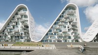 Setiap gelombang menampung 20 unit hunian apartemen. Istimewa/Jacob Due.