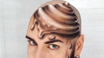 Sejak kecil ia sudah gemar menggambar dalam bentuk 3D. Foto: Instagram @lucaluceaetgallery_makeup