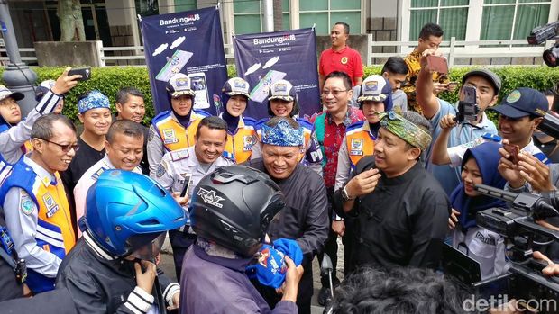 Tertib Berlalu Lintas di Bandung, Dapat Voucher Rp 500 Ribu