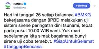 Konkret! BMKG-BPBD Aktifkan Sirine Peringatan Dini Tsunami
