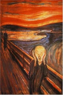 Lukisan Scream karya Edvard Munch yang terinspirasi letusan Krakatau 1883