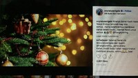 Ovi Sovianti terlihat mengunggah beberapa pernik Natal di Instagram. Foto: dok instagram
